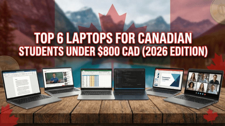 Laptops for Canadian students under $800