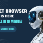 Robot promoting Comet Browser installation