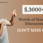 $3000+ student discounts promotion