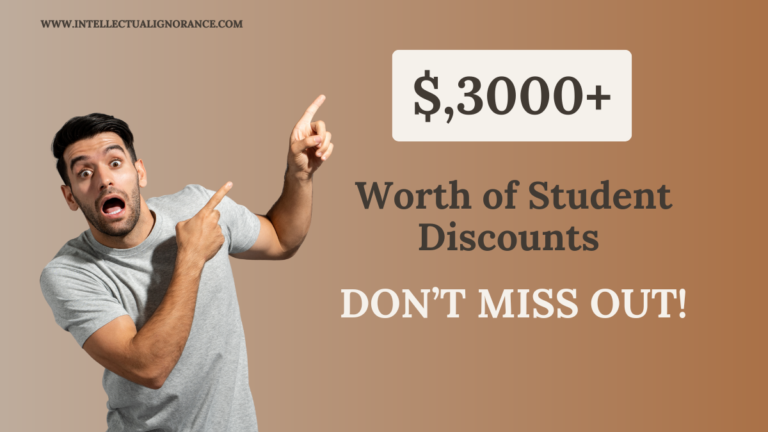 $3000+ student discounts promotion