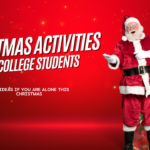 Santa promoting Christmas activities for students