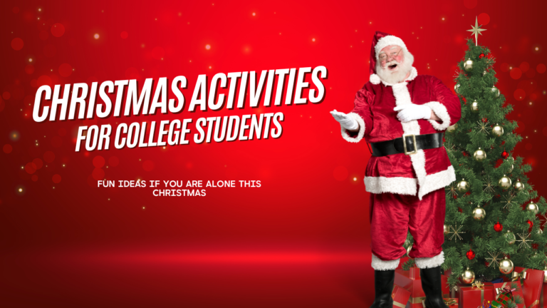 Santa promoting Christmas activities for students